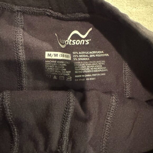 Watsons Long Sleeve Under Layer Set Black Boys Size Medium 10/12 - Picture 8 of 10